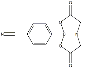 4-(6-Methyl-4，8-dioxo-1，3，6，2-dioxazaborocan-2-yl)benzonitrile Chemical Structure