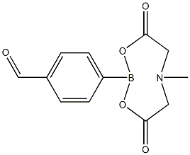 4-(6-Methyl-4，8-dioxo-1，3，6，2-dioxazaborocan-2-yl)benzaldehyde Chemische Struktur