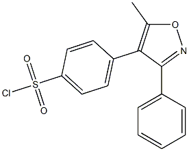 4-(5-Methyl-3-phenyl-4-isoxazolyl)benzenesulfonyl chloride Chemical Structure