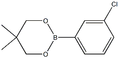 4-(5，5-DIMETHYL-1，3，2-DIOXABORINAN-2-YL) CHLOROBENZENE Chemical Structure