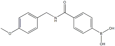 4-(4-Methoxybenzylcarbamoyl)phenylboronic acid Chemical Structure