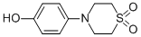 4-(4-Hydroxyphenyl)thiomorpholine 1，1-Dioxide Chemical Structure