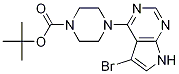 4-(4-Boc-1-piperazinyl)-5-bromo-7H-pyrrolo[2，3-d]pyrimidine Chemical Structure