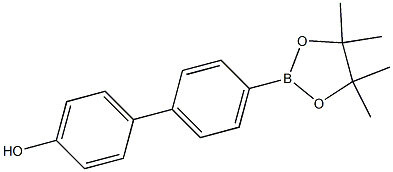 4'-(4，4，5，5-Tetramethyl-1，3，2-dioxaborolan-2-yl)biphenyl-4-ol Chemical Structure