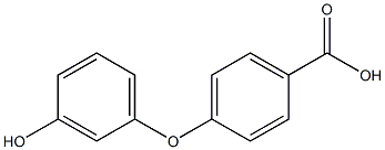 4-(3-Hydroxyphenoxy)benzoic Acid Chemical Structure