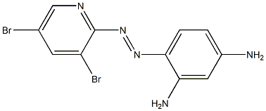 4-(3，5-Dibromo-2-pyridylazo)-1，3-phenylenediamine Chemical Structure