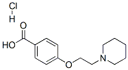 4-(2-PIPERIDIN-1-YL-ETHOXY)-BENZOIC ACID HYDROCHLORIDE Chemische Struktur