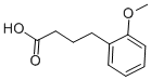 4-(2-Methoxyphenyl)butyric Acid Chemical Structure