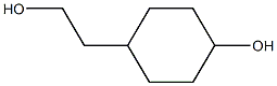 4-(2-Hydroxyethyl)cyclohexanol (cis- and trans- mixture) Chemische Struktur