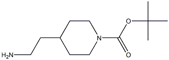 4-(2-Aminoethyl)-1-Boc-piperidine Chemische Struktur