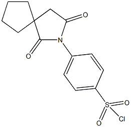 4-(1，3-Dioxo-2-azaspiro[4.4]non-2-yl)benzenesulfonyl chloride Chemical Structure