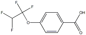 4-(1，1，2，2-Tetrafluoroethoxy)benzoic Acid Chemical Structure