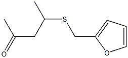 4-((2-Furanmethyl)Thio)-2-Pentanone Chemical Structure