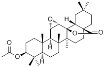 3β-Acetoxy-11α，12α-epoxyoleanan-28，13β-olide التركيب الكيميائي