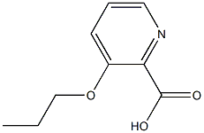 3-Propoxypyridine-2-carboxylic Acid Chemical Structure