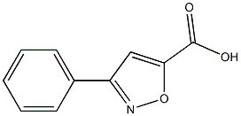 3-Phenylisoxazole-5-carboxylic Acid 化学構造