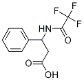 3-Phenyl-3-(2，2，2-trifluoroacetamido)propanoic Acid Chemical Structure