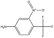 3-Nitro-4-(Trifluoromethyl)Benzenamine التركيب الكيميائي