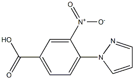 3-Nitro-4-(1-pyrazolyl)benzoic Acid Chemical Structure