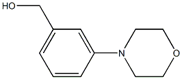 3-Morpholinobenzyl Alcohol 化学構造