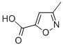 3-methylisoxazole-5-carboxylic acid التركيب الكيميائي