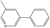 3-Methyl-5-phenylpyridine Chemische Struktur