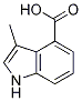 3-methyl-1H-indole-4-carboxylic acid Chemical Structure