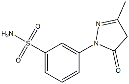 3-Methyl-1-(3'-sulfoamidophenyl)-5-pyrazolone 化学構造