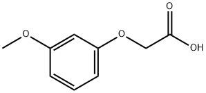 3-Methoxyphenoxyacetic acid Chemische Struktur