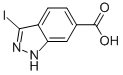 3-Iodo-2H-indazole-6-carboxylic acid التركيب الكيميائي