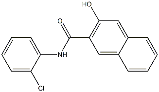 3-Hydroxy-2-naphthoic Acid 2-Chloroanilide Chemical Structure