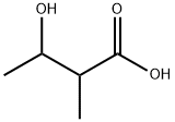 3-Hydroxy-2-methylbutanoic Acid (2-Methyl-3-hydroxybutyric Acid) Chemische Struktur