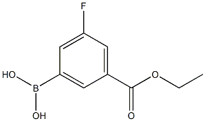 3-Fluoro-5-ethoxycarbonylphenylboronic acid Chemical Structure