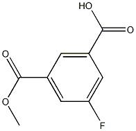 3-Fluoro-5-(methoxycarbonyl)benzoic Acid Chemical Structure