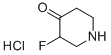 3-Fluoro-4-piperidone Hydrochloride Chemical Structure