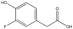 3-Fluoro-4-hydroxyphenylacetic acid Chemische Struktur