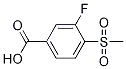 3-Fluoro-4-(methylsulfonyl)benzoic Acid التركيب الكيميائي