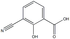 3-cyano-2-hydroxybenzoic acid Chemical Structure