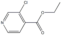 3-Chloropyridine-4-Carboxylic Acid Ethyl Ester 化学構造