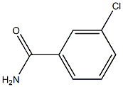 3-Chlorobenzamide التركيب الكيميائي