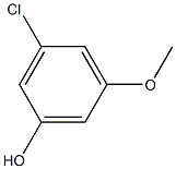 3-chloro-5-methoxyphenol التركيب الكيميائي