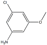 3-Chloro-5-Methoxyaniline Chemische Struktur