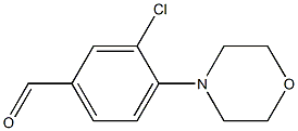 3-Chloro-4-morpholinobenzaldehyde Chemical Structure