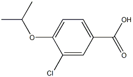 3-Chloro-4-isopropoxybenzoic Acid التركيب الكيميائي