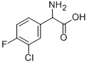 3-chloro-4-fluorophenylglycine Chemical Structure