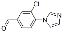 3-Chloro-4-(1-imidazolyl)benzaldehyde Chemical Structure