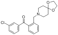 3'-chloro-2-[8-(1，4-dioxa-8-azaspiro[4.5]decyl)methyl]benozphenone Chemical Structure