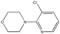 3-Chloro-2-(4-Morpholino)Pyridine 化学構造