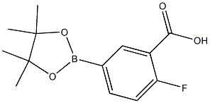 3-Carboxy-4-fluorophenylboronic acid， pinacol ester Chemical Structure