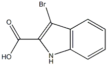 3-Bromoindole-2-carboxylic Acid Chemische Struktur